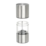 Stainless,Steel,Glass,Pepper,Spice,Grinder,Adjustable,Cooking