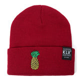 Women,Winter,Pineapple,Embroidered,Knitted,Casual,Skullies,Beanies