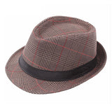 British,Style,Classic,Gentleman,Panama,Fedora,Casual