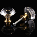 Clear,Crystal,Knobs,Kitchen,Cabinet,Drawer,Handle