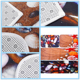 Starfish,Color,Cobblestone,Print,Flannel,Waterproof,Carpet