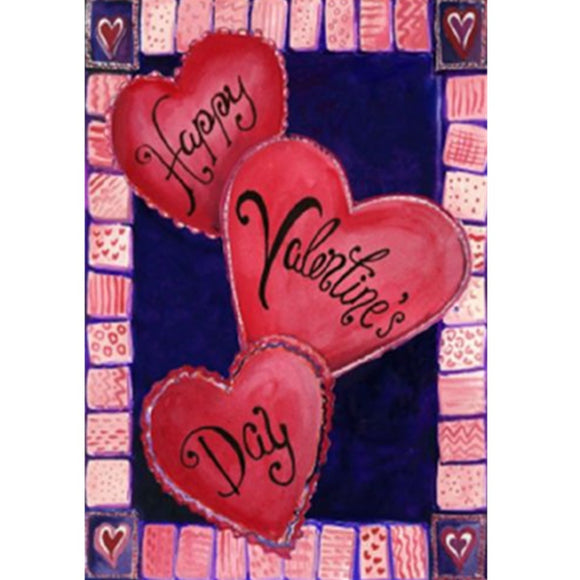 12.5''x18'',Hearts,Valentine's,Garden,Heart,Banner,Decorations
