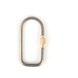 Titanium,Chain,Carabiner,Screw,Bottle,Buckle,Hanging,Padlock,Chain,Camping,Hiking