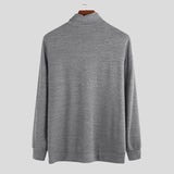 Men's,Sleeve,Turtleneck,Pullover,Casual,Comfortable,Sweaters,Autumn,Winter,Knitted,Clothes