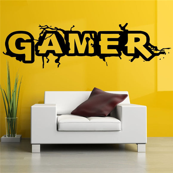 Decor,Vinyl,Sticker,Mural,Decal,Gamer,Decor,Stickers