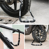 BIKIGHT,100CM,Length,4.95MM,Thicken,Password,Chain,Portable,Safety,Keyless,Bicycle,Motorcycle