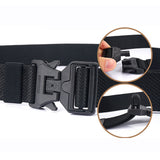 125CM,Width,Magnetic,Buckle,Leisure,Canvas,Waist,Quick,Unlock,Men's,Elastic,Tactical