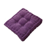 Washable,Corduroy,Tatami,Floor,Cushion,Square,Plaid,Winter,Chair,Cushion