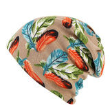 Women,Cotton,Print,Beanie,Causal,Windproof,Collar,Scarf