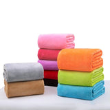 27.6x39.4inch,Travel,Velvet,Blanket,Solid,Bedding,Towel