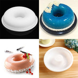 Silicone,Donut,Mould,Muffin,Chocolate,Mousse,Baking