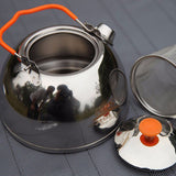 0.65L,Outdoor,Stainless,Steel,Portable,Camping,Hiking,Kettle