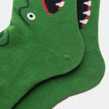 Socks,Street,Trend,Female,Socks,Cartoon,Crocodile,Korean,Version,Sports,Style