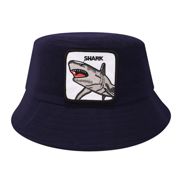 Men's,Women's,Cotton,Fisherman,Animal,Print,Shark,Outdoor,Bucket