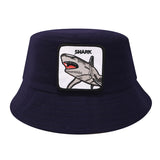 Men's,Women's,Cotton,Fisherman,Animal,Print,Shark,Outdoor,Bucket