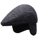 Women,Thickened,Windproof,Peaked,Embroidery,Earmuffs,Cotton,Beret