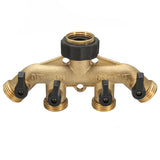 European,Standard,Brass,Faucet,Manifold,Water,Segregator,Garden,Connector,Splitter,Switcher,Control,Valve