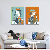 Miico,Painted,Combination,Decorative,Paintings,Queen,Painting,Decoration