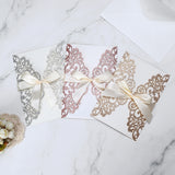 10Pcs,Wedding,Invitation,Greeting,Cards,Laser,Party,Invitations,Brown,Kraft,Inser