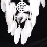 White,Flower,Dream,Catcher,Chimes,Indian,Style,Feather,Pendant,Dream,Catcher,Decorations