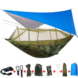 IPRee,300KG,Lightweight,Portable,Camping,Hammock,Awning,Mosquito,Canopy,Nylon,Hammocks,Waterproof,Straps,Shelter