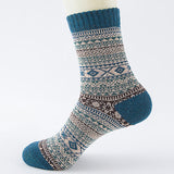 Ethnic,Knitted,Woolen,Socks,Comfortable,Breathable,Stockings