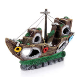 Aquarium,Ornament,Wreck,Sailing,Destroyer,Decorations