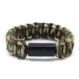 IPRee,Outdoor,Survival,Bracelet,Camping,Emergency,Paracord,Cable,iPhone