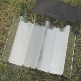 IPRee,Camping,Foldable,Aluminum,Plates,Stove,Shield