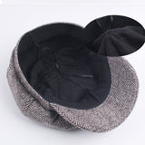 Unisex,Cotton,Vintage,Octagonal,Beret,Casual,Newsboy,Painter