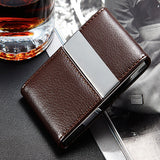 IPRee,Leather,Holder,Double,Credit,Storage,Business,Travel