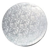 Silver,Round,Thick,Board,Stand,Holder,Strong,Wedding,Birthday