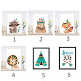 Styles,Cartoon,Animal,Painting,Frameless,Decoration,Paintings,Hanging,Decor