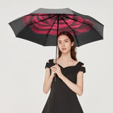 Beneunder,Folding,Sun&rain,Umbrella,Vinyl,Protection,Double,Layer,Pocket,Umbrella