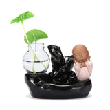 Ceramic,Backflow,Incense,Burner,Buddhist,Holder,Glass,Hydroponic,Creative,Gifts
