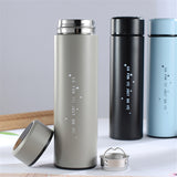 500ml,Smart,Temperature,Display,Stainless,Steel,Vacuum,Water,Bottle