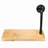 Single,Layer,Wooden,Shelf,Industrial,Rustic,Mount,Display,Shelving,Bracket
