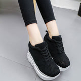 Women's,Platform,Sneakers,Wedge,Heels,Sneakers,Wedge,Fitness,Running,Sneakers