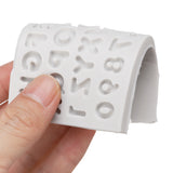 Tools,Alphabet,Numerals,Silicone,Decorating,Cupcake,Topper