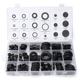 125Pcs,Black,Rubber,Grommet,Seals,Washer,Waterproof