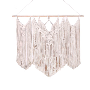 Large,Woven,Macrame,Hanging,Cotton,Bohemian,Tapestry,Decor
