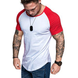 Men's,Crewneck,Breathable,Fitness,Short,Sleeve,Summer,Hiking,Camping,Travel,Holiday