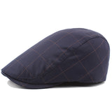 Cotton,Plaid,Painter,Beret,Outdoor,Breathable,Gatsby,Newsboy,Hunting