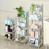 Piece,Tiers,Folding,Storage,Shelf,Nordic,Minimalist,Multifunctional,Bookshelf,Storage,Racks,Holders,Office,Bedroom,Bathroom,Kitchen