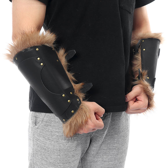 Leather,Adjustable,Support,Tactical,Armour,Hunting,Bracers