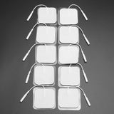 40pcs,Replacement,Electrode,5x5cm,White,Cloth