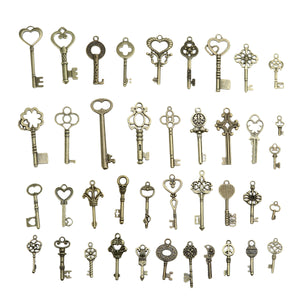 40Pcs,Antique,Bronze,Retro,Pendant,Necklace,Bracelet,Anklet,Decorations
