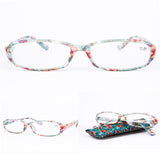 Lightweight,Frame,Floral,Resin,Reading,Glasses,Computer,Presbyopic,Glasses