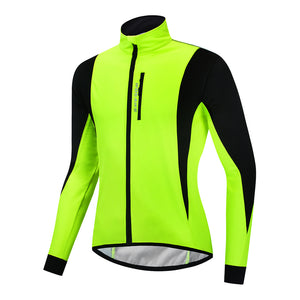 WOSAWE,Winter,Thermal,Fleece,Men's,Cycling,Jacket,Waterproof,Bicycle,Windproof,Clothing