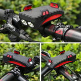 XANES,130db,Front,Light,Phone,Holder,2000mAh,Rechargeable,Waterproof,Handlebar,Light"